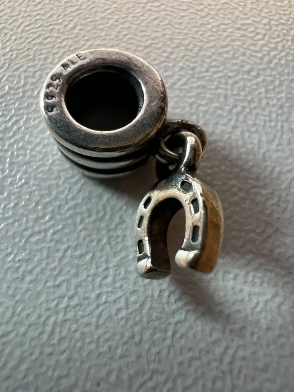 Pandora Lucky Horseshoe Dangle Charm – Sterling Silver